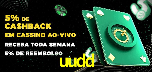 Promoções do cassino ao Vivo uudd